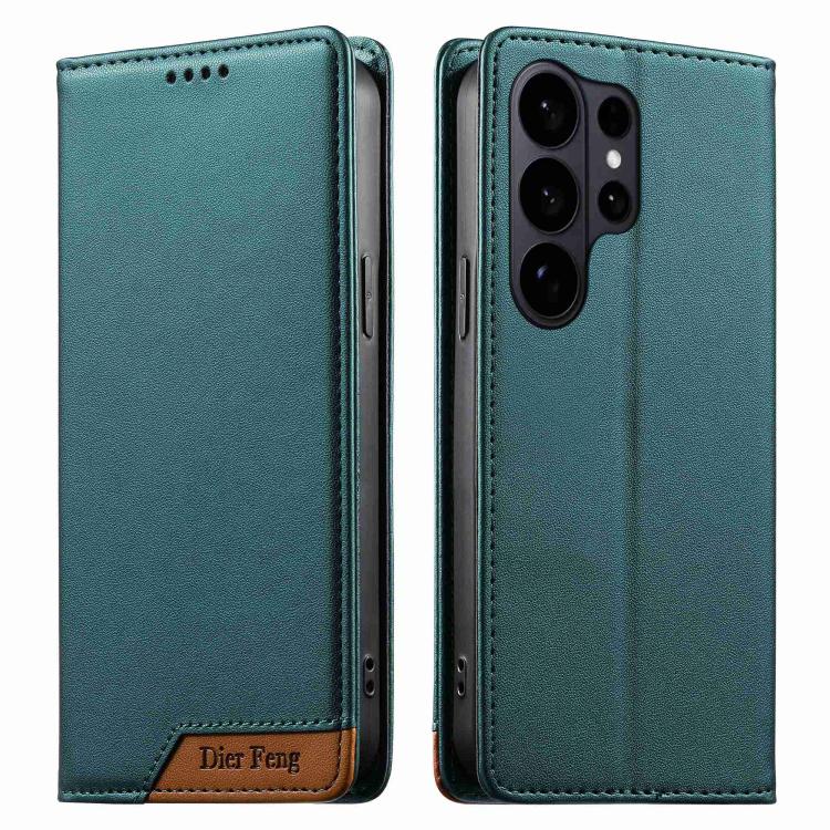 Custodia per telefono Dierfeng in ecopelle con magnete e RFID ad alta resistenza, For Galaxy S26 FE 5G, For Samsung Galaxy S26+ 5G, For Samsung Galaxy S26 Edge 5G, For Samsung Galaxy S26 Ultra 5G