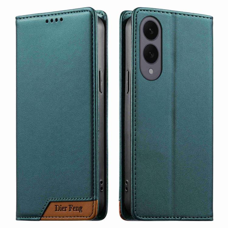 Custodia per telefono Dierfeng in ecopelle con magnete e RFID ad alta resistenza, For Samsung Galaxy S26 5G, For Samsung Galaxy S25 FE 5G, For Samsung Galaxy S25 Edge 5G, For Samsung Galaxy S25 / S24 5G