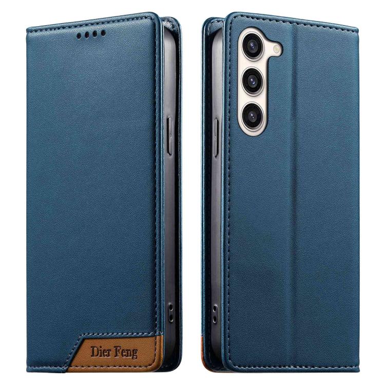 Custodia per telefono Dierfeng in ecopelle con magnete e RFID ad alta resistenza, For Samsung Galaxy S23 FE 5G, For Samsung Galaxy S23 Ultra 5G, For Samsung Galaxy S23+ 5G, For Samsung Galaxy S23 5G