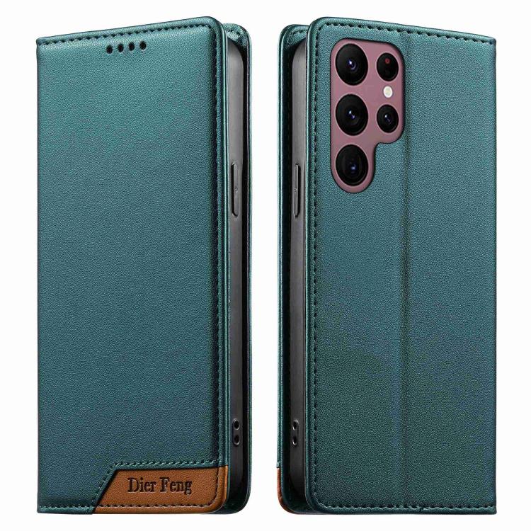 Custodia per telefono Dierfeng in ecopelle con magnete e RFID ad alta resistenza, For Samsung Galaxy S20 FE, For Samsung Galaxy S22 Ultra 5G, For Samsung Galaxy S22+ 5G, For Samsung Galaxy S22 5G