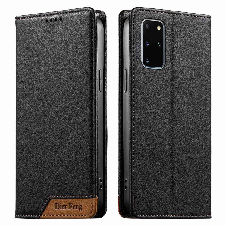 Custodia per telefono Dierfeng in ecopelle con magnete e RFID ad alta resistenza, For Samsung Galaxy S20 Ultra, For Samsung Galaxy S20, For Samsung Galaxy S20+