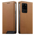 Custodia per telefono Dierfeng in ecopelle con magnete e RFID ad alta resistenza, For Samsung Galaxy S20 Ultra, For Samsung Galaxy S20, For Samsung Galaxy S20+