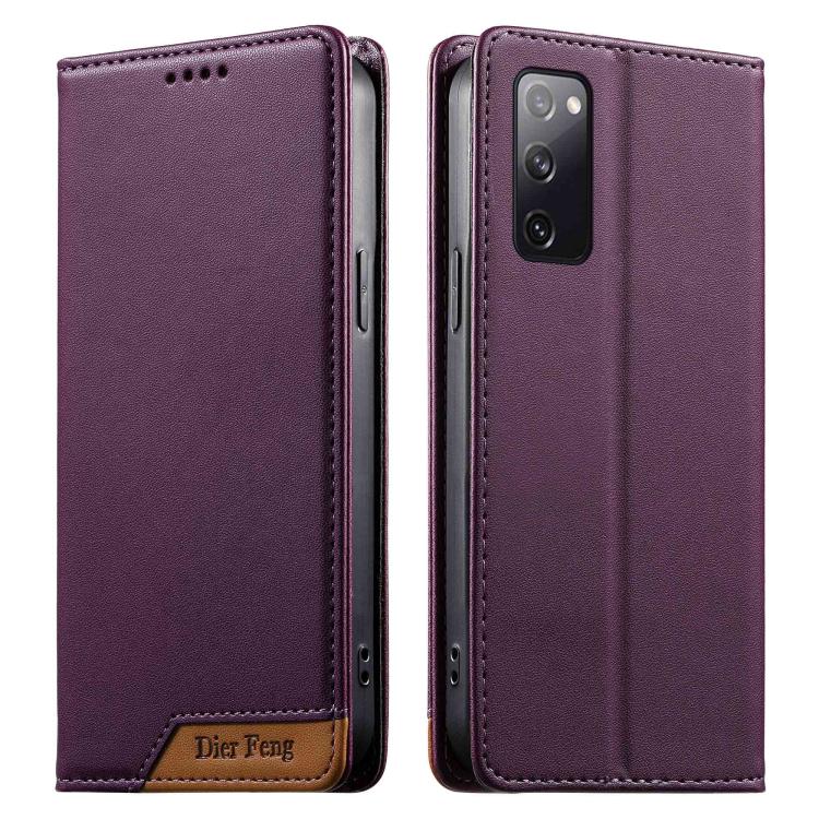Custodia per telefono Dierfeng in ecopelle con magnete e RFID ad alta resistenza, For Samsung Galaxy S20 FE, For Samsung Galaxy S22 Ultra 5G, For Samsung Galaxy S22+ 5G, For Samsung Galaxy S22 5G