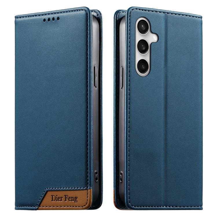 Custodia per telefono Dierfeng in ecopelle con magnete e RFID ad alta resistenza, For Galaxy S26 FE 5G, For Samsung Galaxy S26+ 5G, For Samsung Galaxy S26 Edge 5G, For Samsung Galaxy S26 Ultra 5G
