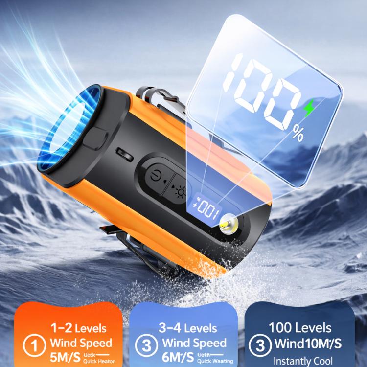 Mini ventilatore portatile M376 con batteria 3600mAh