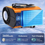 Mini ventilatore portatile M376 con batteria 3600mAh