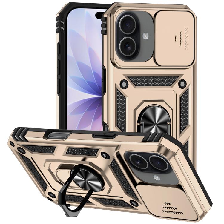 Custodia magnetica per telefono XDcase con anello scorrevole per fotocamera., For iPhone 17 Pro Max, For iPhone 17 Pro, For iPhone 17, For iPhone Air