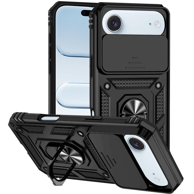 Custodia magnetica per telefono XDcase con anello scorrevole per fotocamera., For iPhone 17 Pro Max, For iPhone 17 Pro, For iPhone 17, For iPhone Air