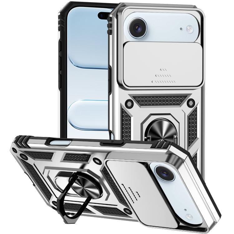Custodia magnetica per telefono XDcase con anello scorrevole per fotocamera., For iPhone 17 Pro Max, For iPhone 17 Pro, For iPhone 17, For iPhone Air