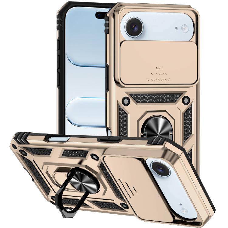 Custodia magnetica per telefono XDcase con anello scorrevole per fotocamera., For iPhone 17 Pro Max, For iPhone 17 Pro, For iPhone 17, For iPhone Air