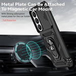 Custodia magnetica per telefono XDcase con anello scorrevole per fotocamera., For Samsung Galaxy S26+ 5G, For Samsung Galaxy S26 Ultra 5G, For Samsung Galaxy S26 5G