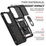 Custodia magnetica per telefono XDcase con anello scorrevole per fotocamera., For Samsung Galaxy S26+ 5G, For Samsung Galaxy S26 Ultra 5G, For Samsung Galaxy S26 5G