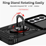 Custodia magnetica per telefono XDcase con anello scorrevole per fotocamera., For Samsung Galaxy S26+ 5G, For Samsung Galaxy S26 Ultra 5G, For Samsung Galaxy S26 5G