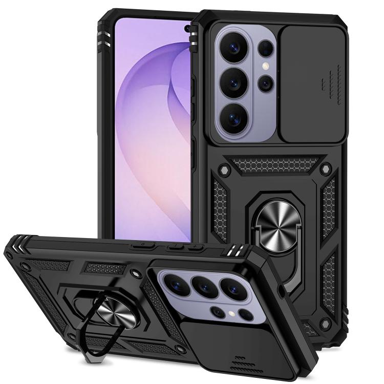 Custodia magnetica per telefono XDcase con anello scorrevole per fotocamera., For Samsung Galaxy S26+ 5G, For Samsung Galaxy S26 Ultra 5G, For Samsung Galaxy S26 5G
