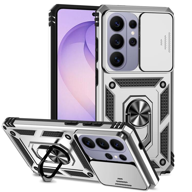 Custodia magnetica per telefono XDcase con anello scorrevole per fotocamera., For Samsung Galaxy S26+ 5G, For Samsung Galaxy S26 Ultra 5G, For Samsung Galaxy S26 5G