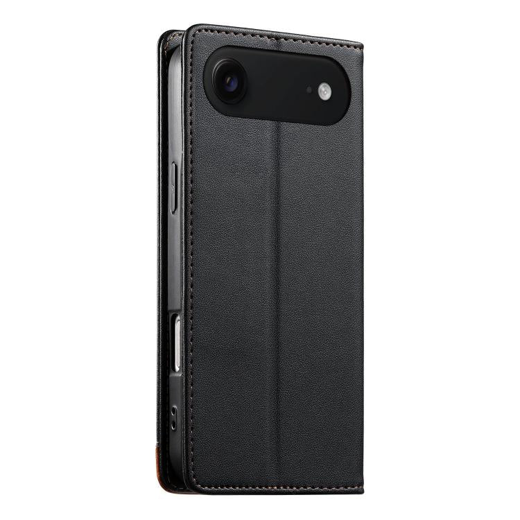 Custodia per telefono Dierfeng in ecopelle con magnete e RFID ad alta resistenza, For iPhone Air, For iPhone 16 Pro Max, For iPhone 16 Pro, For iPhone 16 Plus