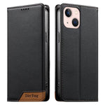 Custodia per telefono Dierfeng in ecopelle con magnete e RFID ad alta resistenza, For iPhone 13 mini, For iPhone 12 / 12 Pro, For iPhone 12 Pro Max, For iPhone 12 mini