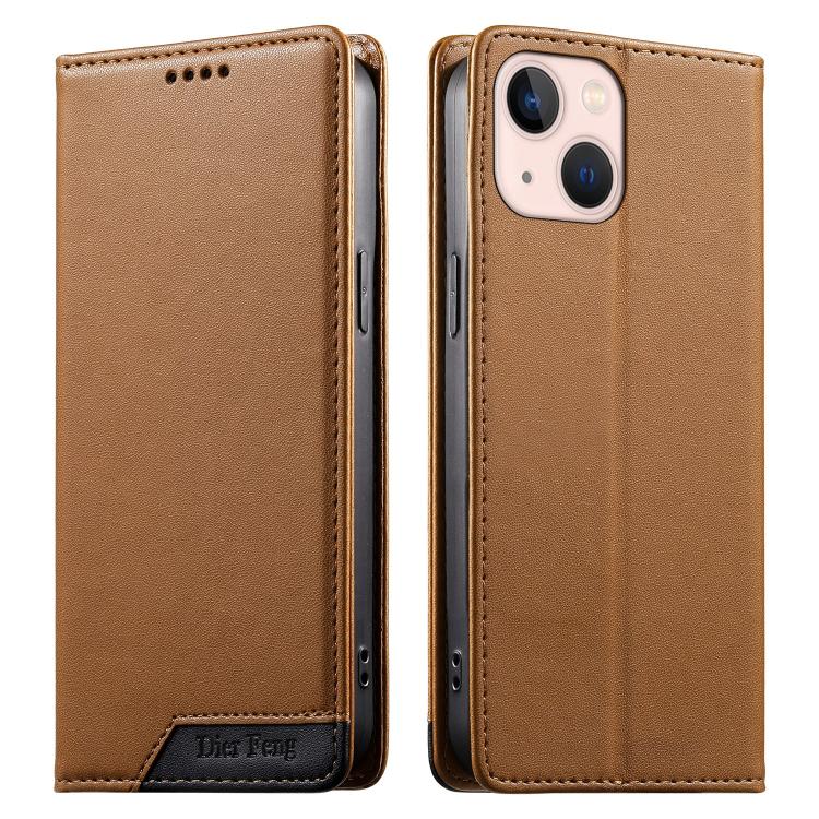 Custodia per telefono Dierfeng in ecopelle con magnete e RFID ad alta resistenza, For iPhone 13 mini, For iPhone 12 / 12 Pro, For iPhone 12 Pro Max, For iPhone 12 mini