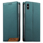 Custodia per telefono Dierfeng in ecopelle con magnete e RFID ad alta resistenza, For iPhone XR, For iPhone XS Max, For iPhone 8 Plus / 7 Plus