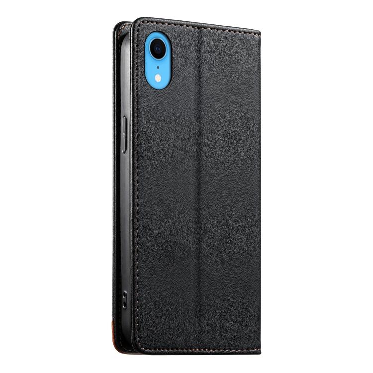 Custodia per telefono Dierfeng in ecopelle con magnete e RFID ad alta resistenza, For iPhone XR, For iPhone XS Max, For iPhone 8 Plus / 7 Plus
