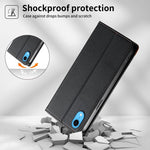 Custodia per telefono Dierfeng in ecopelle con magnete e RFID ad alta resistenza, For iPhone XR, For iPhone XS Max, For iPhone 8 Plus / 7 Plus