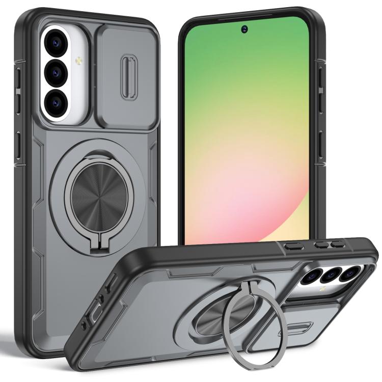 Supporto girevole Camshield, custodia per telefono MagSafe, For Galaxy A27 5G / A37 5G, For Galaxy A16 / A26 / A17, For Galaxy A56 5G / A36 5G, For Galaxy A15 4G / 5G