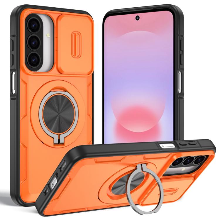 Supporto girevole Camshield, custodia per telefono MagSafe, For Galaxy A27 5G / A37 5G, For Galaxy A16 / A26 / A17, For Galaxy A56 5G / A36 5G, For Galaxy A15 4G / 5G
