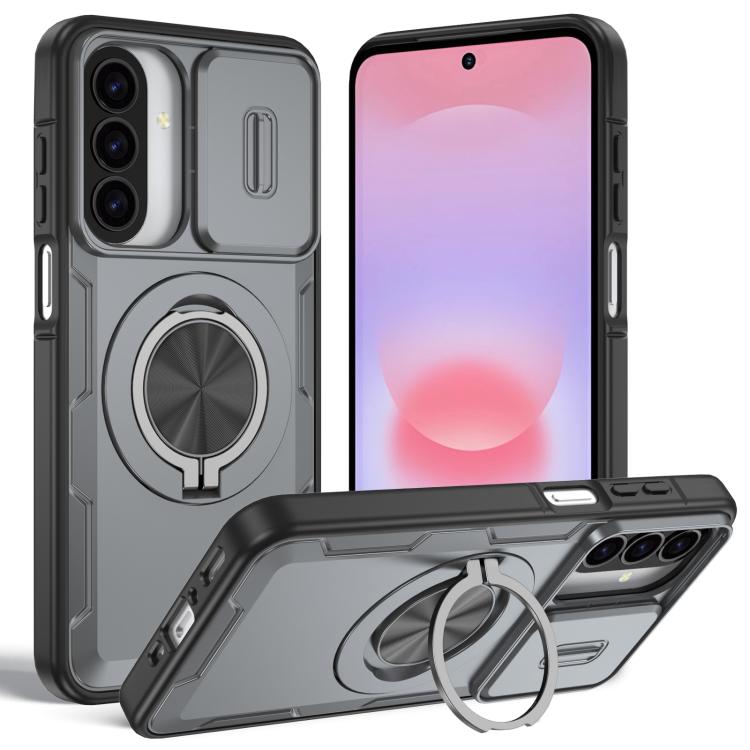 Supporto girevole Camshield, custodia per telefono MagSafe, For Galaxy A27 5G / A37 5G, For Galaxy A16 / A26 / A17, For Galaxy A56 5G / A36 5G, For Galaxy A15 4G / 5G