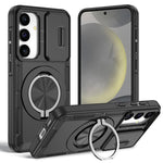 Supporto girevole Camshield, custodia per telefono MagSafe, For Galaxy S26+ / S25+ / S24+ 5G, For Galaxy S26 Ultra 5G, For Galaxy S26 5G, For Galaxy S25 / S24 5G