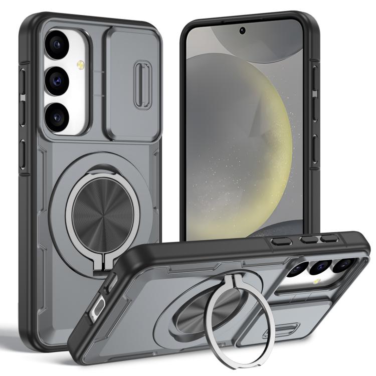 Supporto girevole Camshield, custodia per telefono MagSafe, For Galaxy S26+ / S25+ / S24+ 5G, For Galaxy S26 Ultra 5G, For Galaxy S26 5G, For Galaxy S25 / S24 5G
