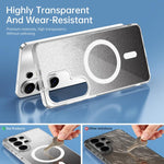 Custodia magnetica per telefono con glitter di cristallo, For Samsung Galaxy S26 Ultra 5G