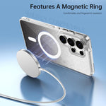 Custodia magnetica per telefono con glitter di cristallo, For Samsung Galaxy S26 Ultra 5G