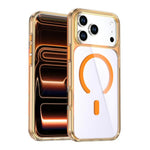 Custodia magnetica per telefono in cristallo colorato, For iPhone 17 Pro Max, For iPhone 17 Pro