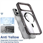 Custodia magnetica per telefono in cristallo colorato, For iPhone 17 Pro Max, For iPhone 17 Pro