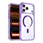 Custodia magnetica per telefono in cristallo colorato, For iPhone 17 Pro Max, For iPhone 17 Pro
