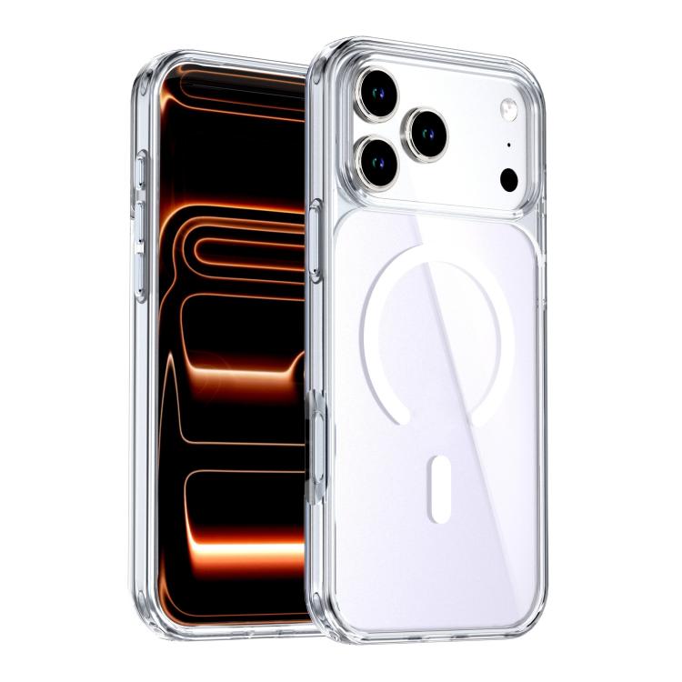 Custodia magnetica per telefono in cristallo colorato, For iPhone 17 Pro Max, For iPhone 17 Pro