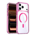 Custodia magnetica per telefono in cristallo colorato, For iPhone 17 Pro Max, For iPhone 17 Pro