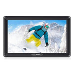 FEELWORLD S55E Monitor video da campo per fotocamera DSLR da 5,5 pollici, FHD IPS, supporto 4K, ingresso/uscita HDMI, braccio inclinabile, uscita di alimentazione
