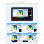 FEELWORLD S55E Monitor video da campo per fotocamera DSLR da 5,5 pollici, FHD IPS, supporto 4K, ingresso/uscita HDMI, braccio inclinabile, uscita di alimentazione