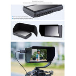 FEELWORLD S55E Monitor video da campo per fotocamera DSLR da 5,5 pollici, FHD IPS, supporto 4K, ingresso/uscita HDMI, braccio inclinabile, uscita di alimentazione