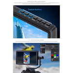 FEELWORLD S55E Monitor video da campo per fotocamera DSLR da 5,5 pollici, FHD IPS, supporto 4K, ingresso/uscita HDMI, braccio inclinabile, uscita di alimentazione