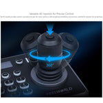 Controller per telecamera PTZ NDI FEELWORLD KBC20 con joystick e tastiera, compatibile con molteplici protocolli di controllo e PoE., EU Plug, US Plug, UK Plug, AU Plug