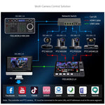 FEELWORLD KBC20N Controller per telecamera NDI PTZ con joystick e tastiera, compatibile con protocolli di controllo multipli e PoE., EU Plug, US Plug, UK Plug, AU Plug