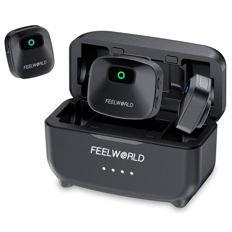 Microfono lavalier wireless FEELWORLD LM1 per smartphone e PC