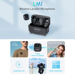 Microfono lavalier wireless FEELWORLD LM1 per smartphone