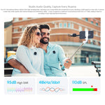 Microfono lavalier wireless FEELWORLD LM1 per smartphone