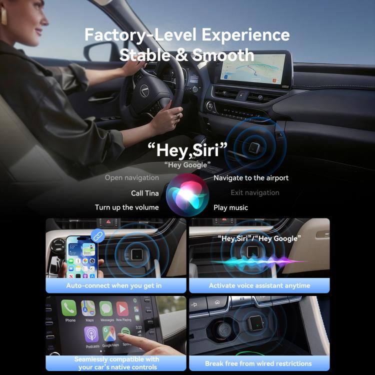 Adattatore wireless Joyroom JR-CP3 per CarPlay e Android Auto