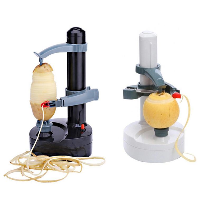 Pelapatate elettrico multifunzione in acciaio inox per frutta e verdura, macchina pelatrice automatica, EU Plug, US Plug