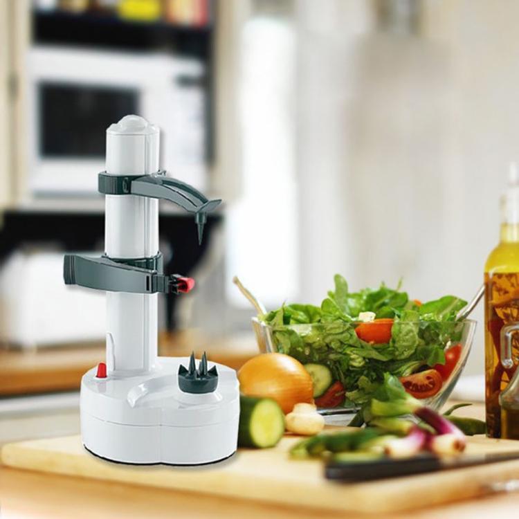 Pelapatate elettrico multifunzione in acciaio inox per frutta e verdura, macchina pelatrice automatica, EU Plug, US Plug