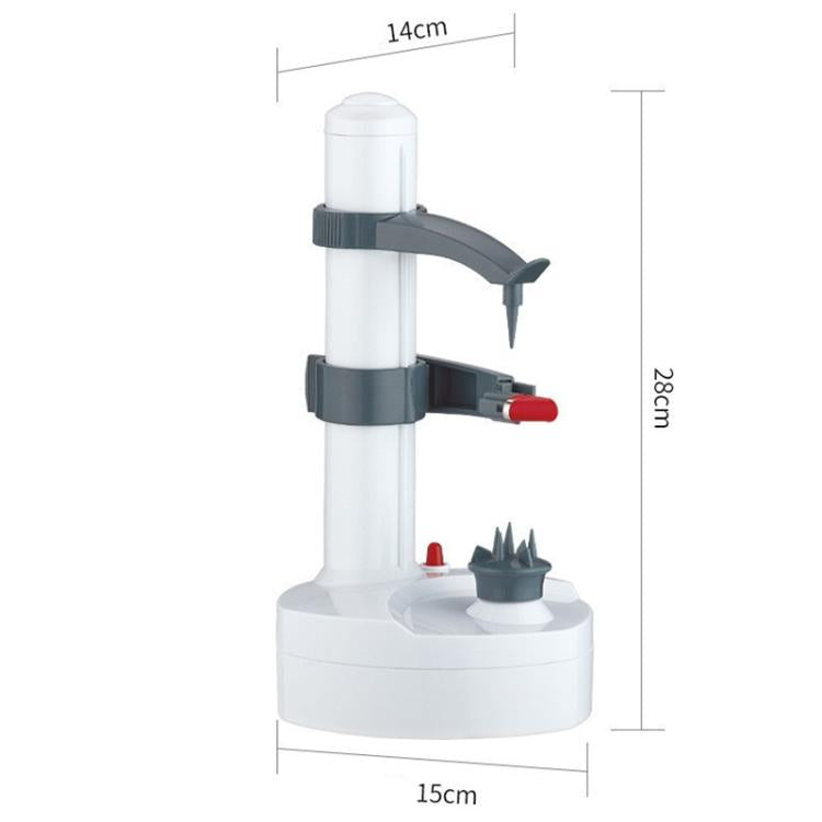 Pelapatate elettrico multifunzione in acciaio inox per frutta e verdura, macchina pelatrice automatica, EU Plug, US Plug